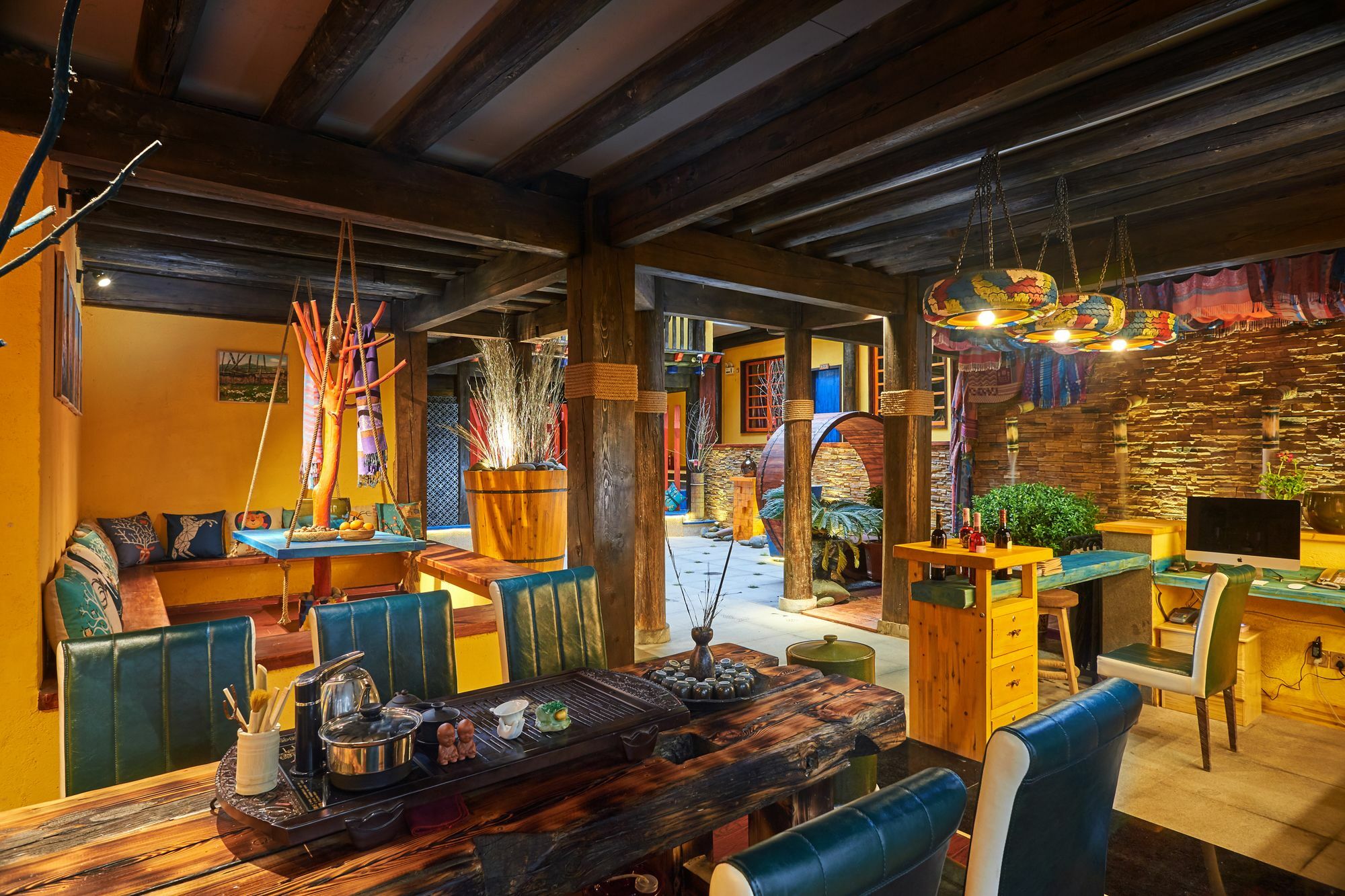 Jiumi Snow Mountain Original Art Hotel Shangri-La Exterior photo
